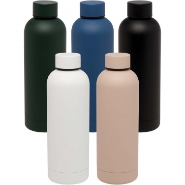 Logo trade promotional items image of: Spring 500 ml RCS certified recycled stainless steel copper vacuum insulated bottle