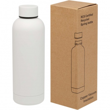 Logo trade promotional gift photo of: Spring 500 ml RCS certified recycled stainless steel copper vacuum insulated bottle