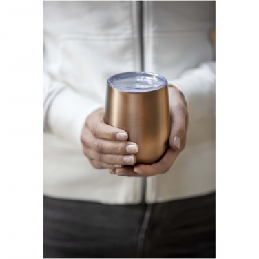 Logotrade promotional gift image of: Corzo 350 ml RCS certified recycled stainless steel copper vacuum insulated cup