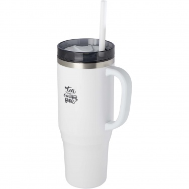 Logo trade advertising products image of: Melbourne 1200 ml RCS certified insulated tumbler with straw