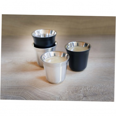 Logotrade promotional item picture of: Duo 80 ml RCS certified stainless steel espresso cup set 