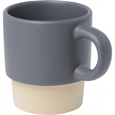 Logo trade promotional merchandise picture of: Olympia 130 ml stackable expresso cup with clay bottom