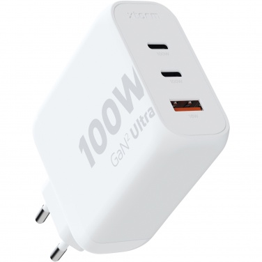 Logo trade promotional item photo of: Xtorm XEC100 GaN² Ultra 100W wall charger