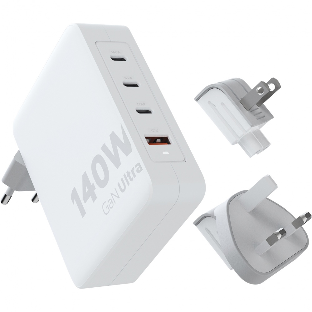 Logo trade promotional merchandise picture of: Xtorm XVC2140 GaN Ultra 140W travel charger with 240W USB-C PD cable