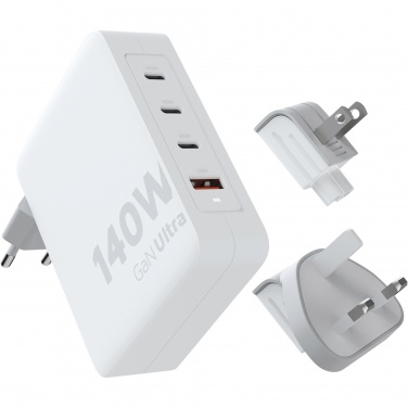 Logo trade promotional merchandise photo of: Xtorm XVC2140 GaN Ultra 140W travel charger with 240W USB-C PD cable