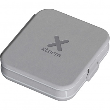 Logotrade corporate gift image of: Xtorm XWF21 15W foldable 2-in-1 wireless travel charger