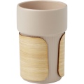 Fika 340 ml tumbler with bamboo sleeve, Oatmeal