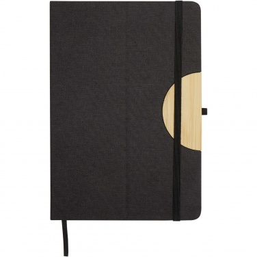 Logo trade promotional gift photo of: Laura A5 hard cover notebook and ballpoint pen gift set