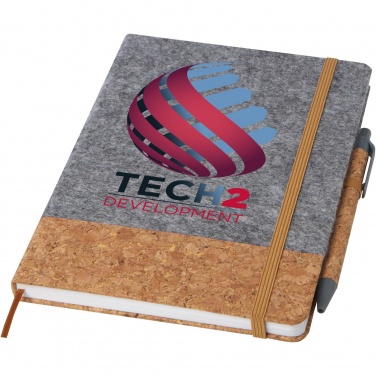 Logo trade advertising products image of: Veronica A5 hard cover notebook