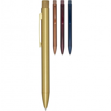 Logotrade promotional merchandise image of: Beatriz recycled brass ballpoint pen