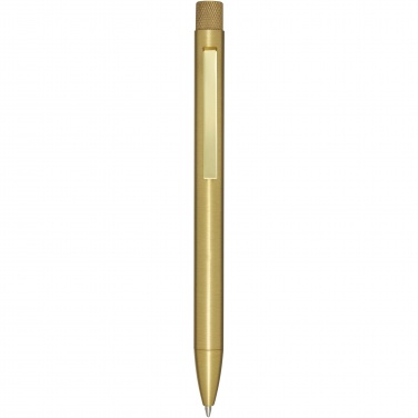 Logo trade promotional gift photo of: Beatriz recycled brass ballpoint pen