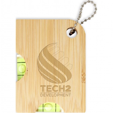 Logotrade promotional giveaways photo of: Levo bamboo bottle opener with level 