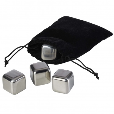 Logo trade promotional products picture of: Froz stainless steel ice cubes set