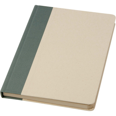 Logo trade promotional merchandise photo of: Liliana A5 sugar cane plastic hard cover notebook