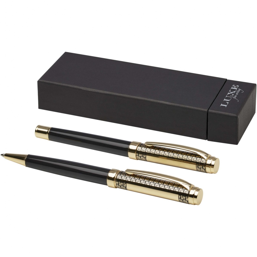 Logotrade promotional merchandise picture of: Legato ballpoint and rollerball pen set