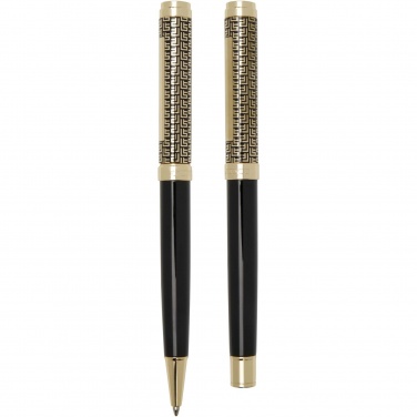 Logo trade promotional giveaway photo of: Legato ballpoint and rollerball pen set