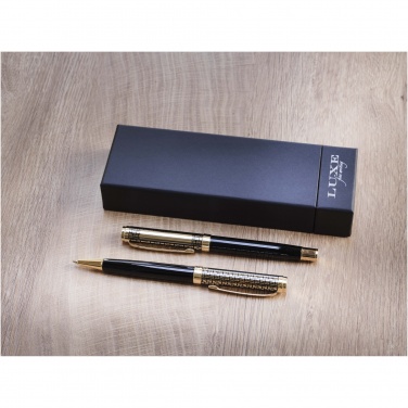 Logo trade promotional gift photo of: Legato ballpoint and rollerball pen set