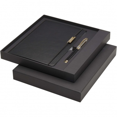 Logo trade promotional product photo of: Legato A5 notebook and rollerball pen set 