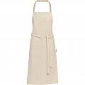 Nia 200 g/m² recycled cotton apron, Oatmeal