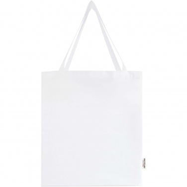 Logotrade promotional products photo of: Madras 140 g/m² GRS recycled cotton gusset tote bag