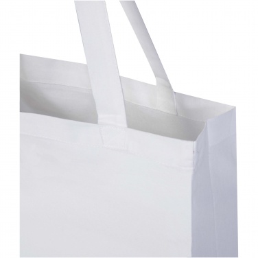 Logotrade promotional giveaway picture of: Madras 140 g/m² GRS recycled cotton gusset tote bag