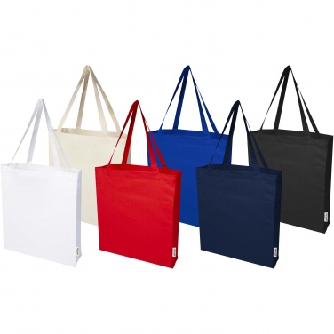 Logotrade corporate gifts photo of: Madras 140 g/m² GRS recycled cotton gusset tote bag