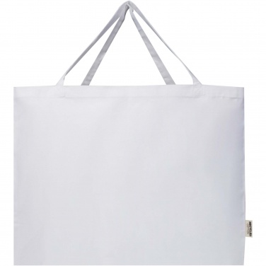 Logotrade promotional item image of: Odessa 220 g/m² GRS recycled cotton large tote bag