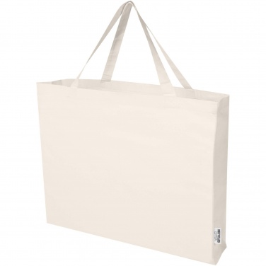 Logotrade promotional gift picture of: Odessa 220 g/m² GRS recycled cotton large tote bag