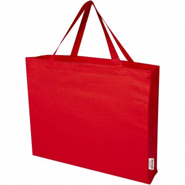 Logo trade promotional merchandise photo of: Odessa 220 g/m² GRS recycled cotton large tote bag