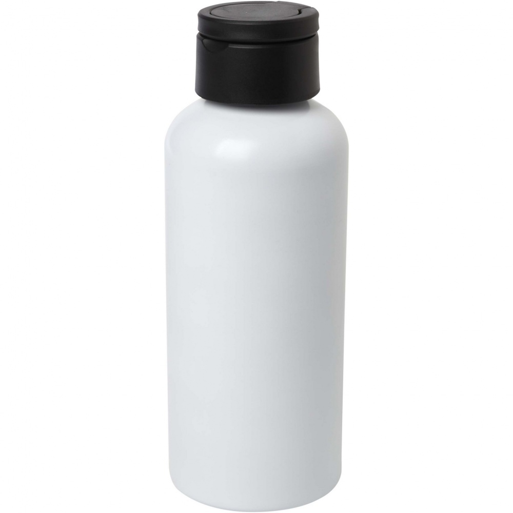 Logo trade promotional gifts picture of: Trinity 600 ml RCS certified recycled aluminium water bottle with RPET lid