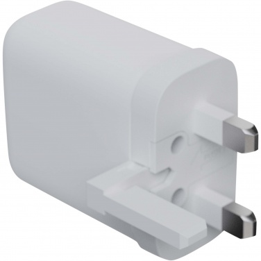 Logo trade corporate gifts image of: Xtorm XEC067G GaN² Ultra 67W wall charger - UK plug