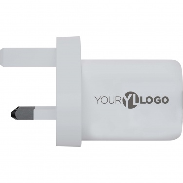 Logo trade promotional product photo of: Xtorm XEC035 GaN² Ultra 35W wall charger - UK plug