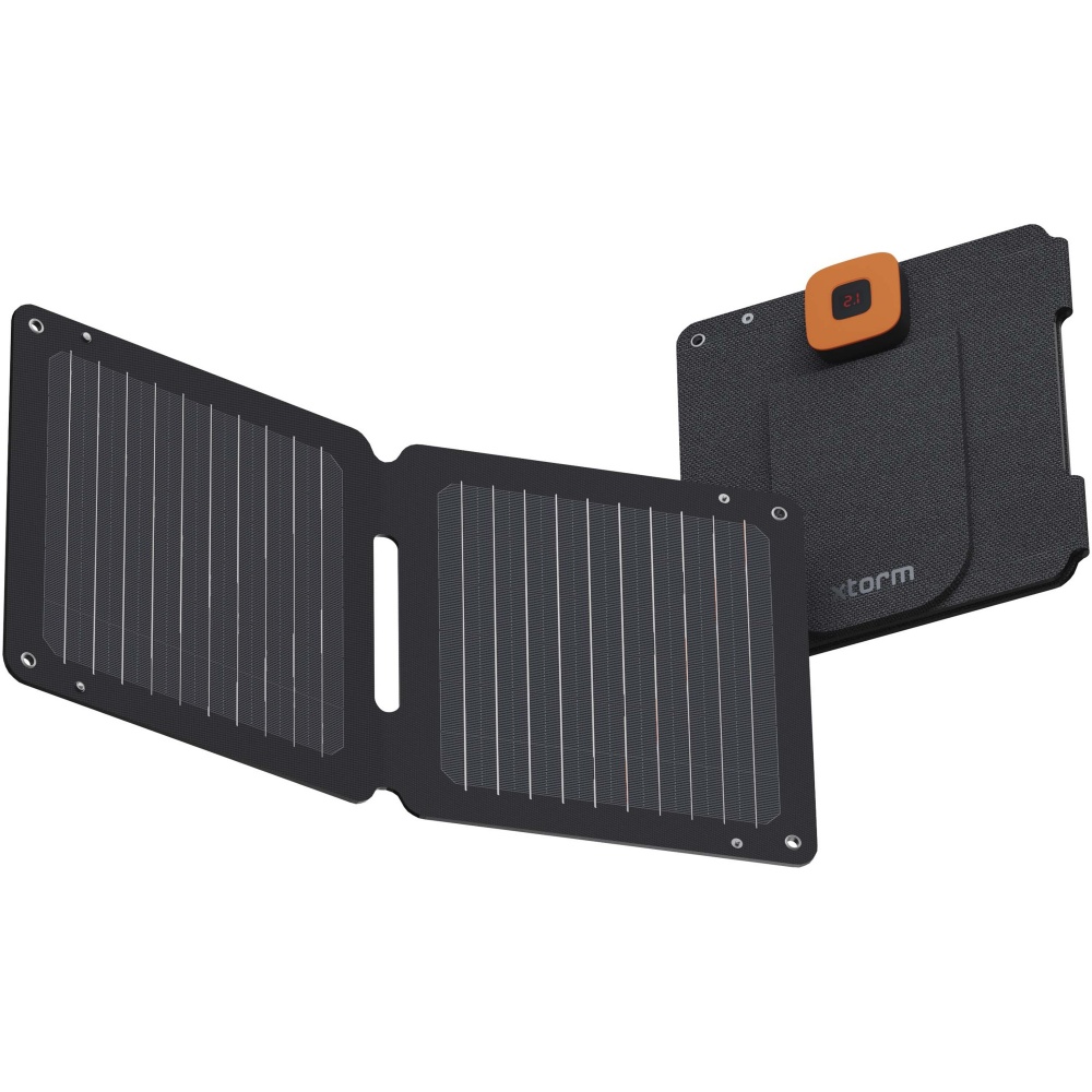 Logo trade promotional giveaway photo of: Xtorm XR2S14 SolarBooster 14W foldable solar panel