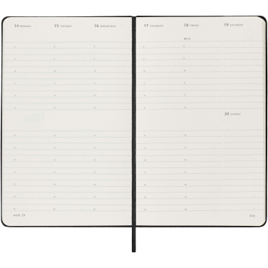 Logotrade promotional product picture of: Moleskine hard cover 12 month L weekly planner vertical