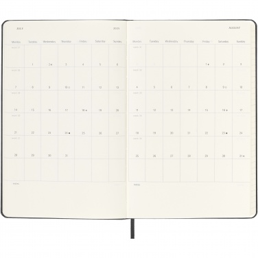 Logo trade promotional products image of: Moleskine hard cover 12 month L weekly planner vertical