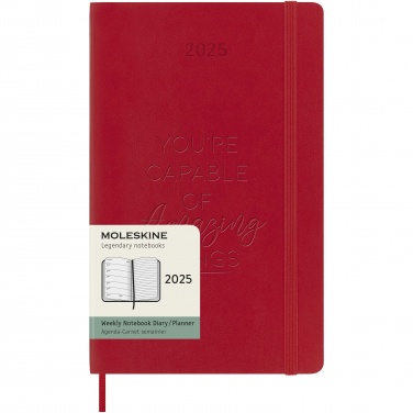 Logo trade corporate gifts picture of: Moleskine soft cover 12 month weekly L planner