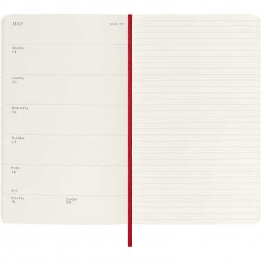 Logo trade promotional merchandise photo of: Moleskine soft cover 12 month weekly L planner