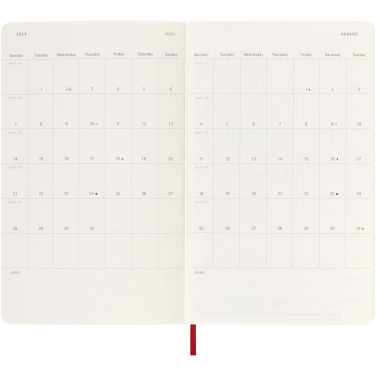 Logo trade promotional products image of: Moleskine soft cover 12 month weekly L planner