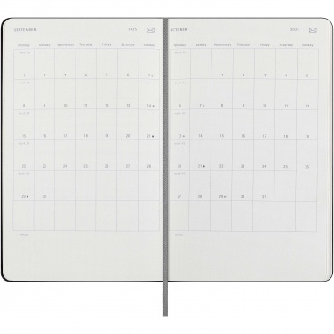 Logo trade promotional giveaways image of: Moleskine 12 month L weekly Smart Planner