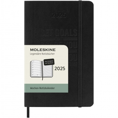 Logo trade promotional products image of: Moleskine soft cover 12 month weekly PK planner - German