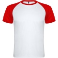 Indianapolis short sleeve kids sports t-shirt, White / Red