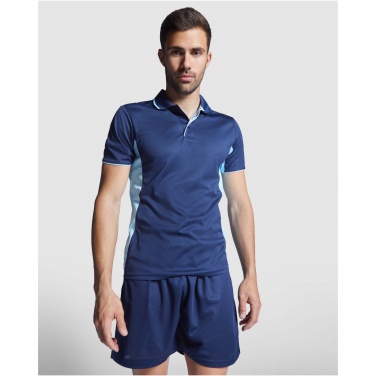 Logo trade promotional merchandise photo of: Montmelo short sleeve unisex sports polo