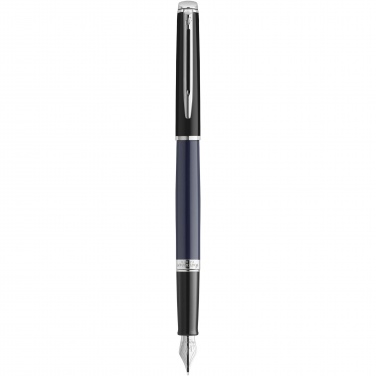 Logotrade promotional items photo of: Hemisphere colour blocking fountain pen with palladium trim