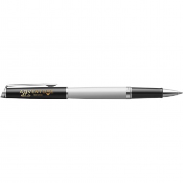 Logotrade advertising product image of: Hemisphere colour blocking rollerball pen with palladium trim