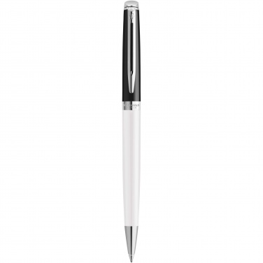 Logotrade promotional merchandise picture of: Hemisphere colour blocking ballpoint pen with palladium trim