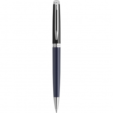 Logotrade corporate gift picture of: Hemisphere colour blocking ballpoint pen with palladium trim