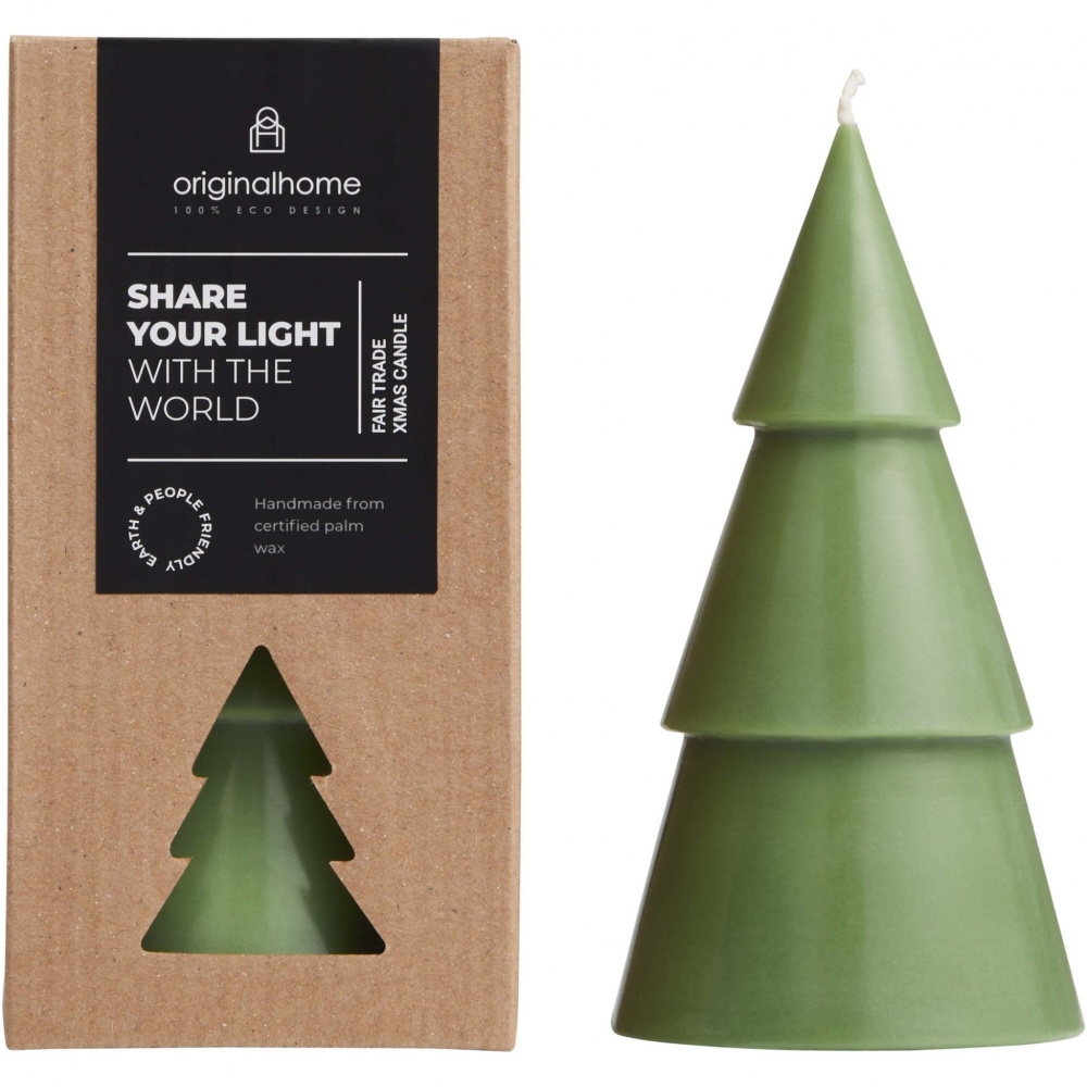 Logotrade promotional product picture of: Originalhome Xmas tree candle - L