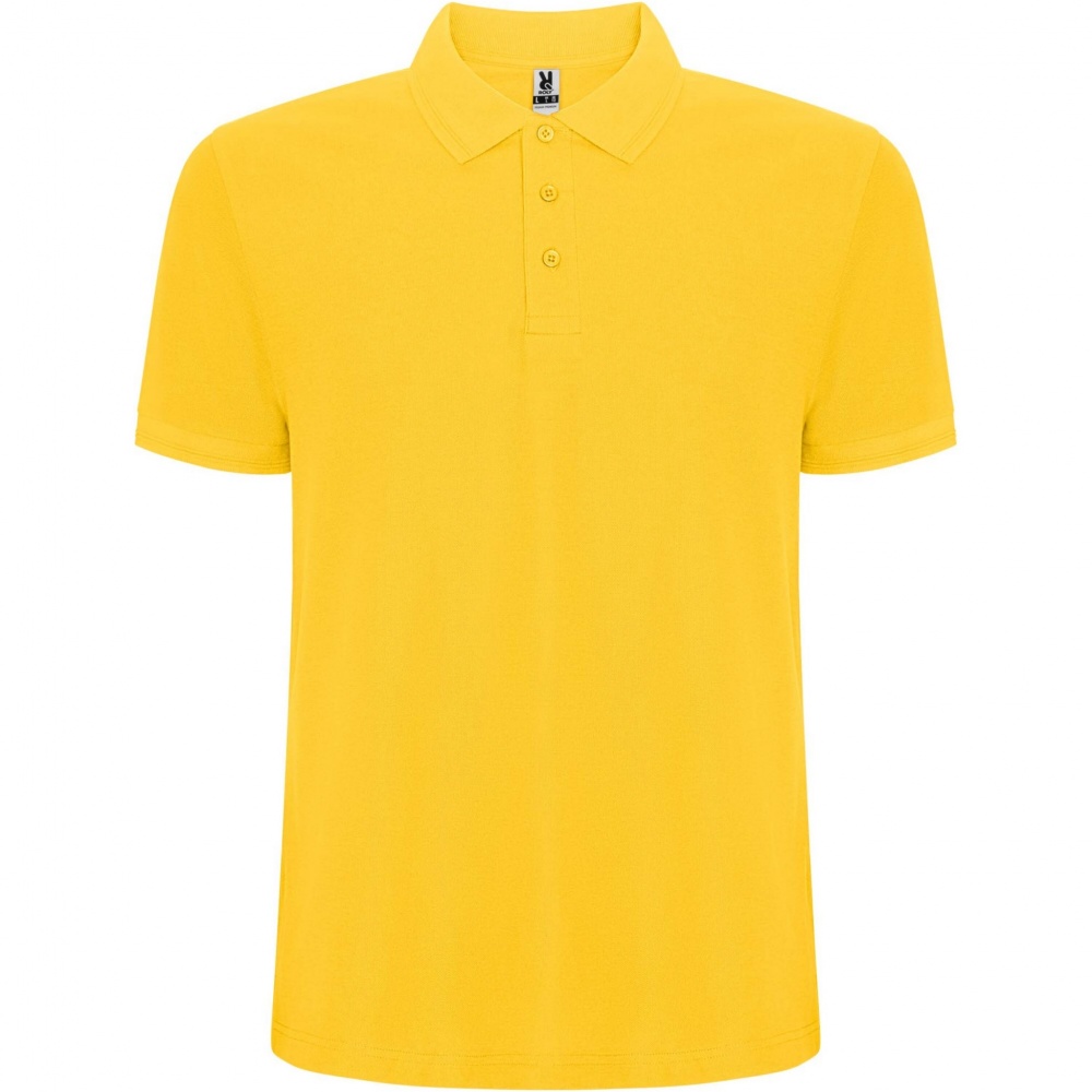 Logo trade advertising products image of: Pegaso Premium short sleeve men's polo