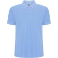 Pegaso Premium short sleeve kids polo, Sky blue