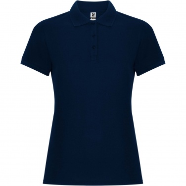 Logo trade business gifts image of: Pegaso Premium short sleeve women's polo